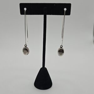 Silpada Silver Oval Drop Earrings